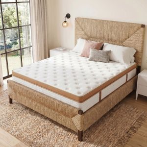 10" Twin Hybrid Mattress in a Box, Memory Foam & Pocket Springs, Medium Firm, Pressure Relief & Motion Isolation